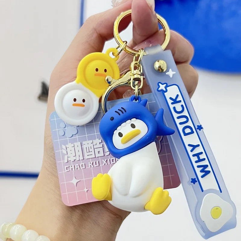 Intrigued Duck Key Ring - Animals