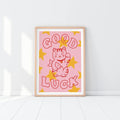 Artprint Chat Chanceux Good Luck