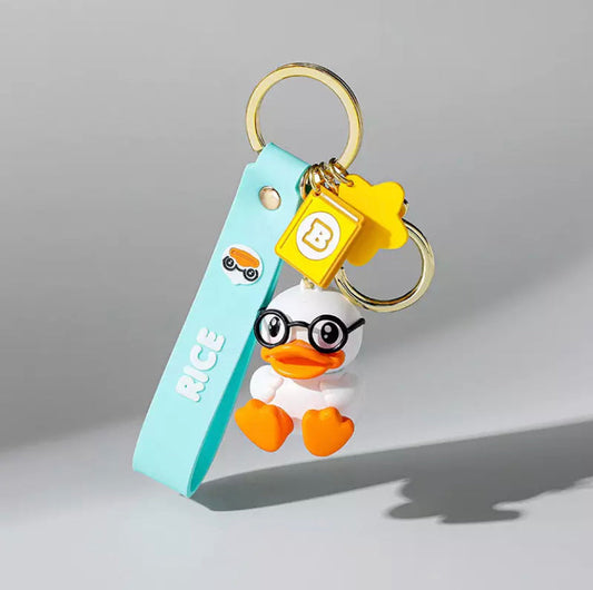 White duck keychain