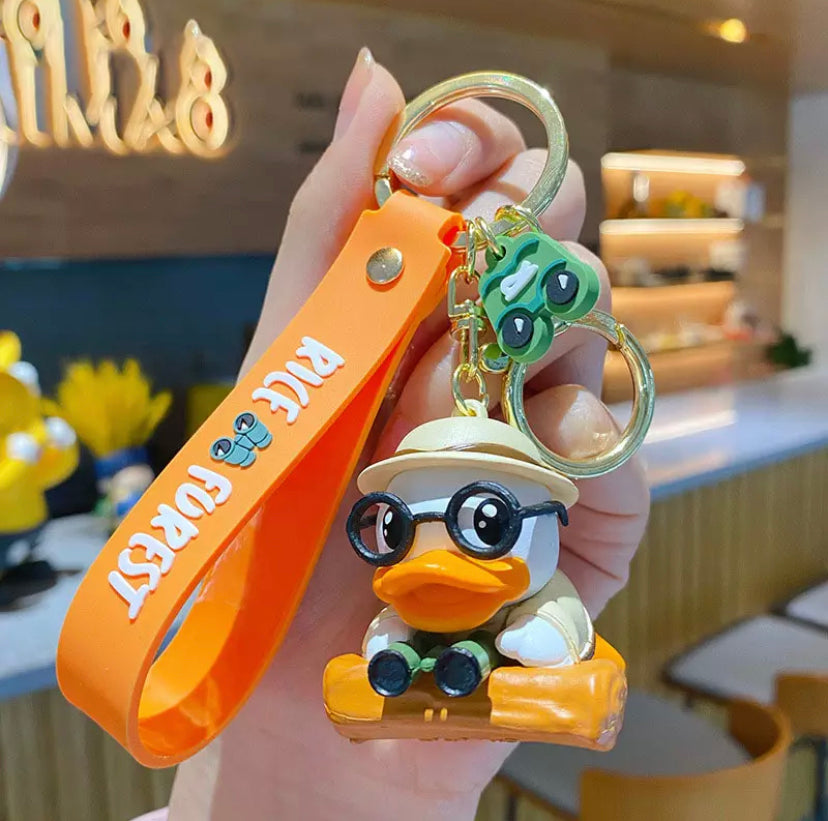 porte-cles-canard-blanc-campeur