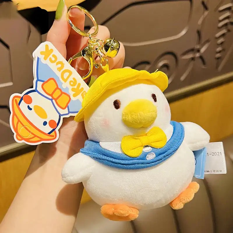 porte-cles-canard-blanc-peluche