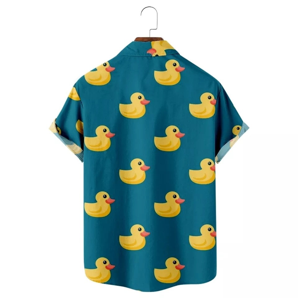 chemise-canards-bleue