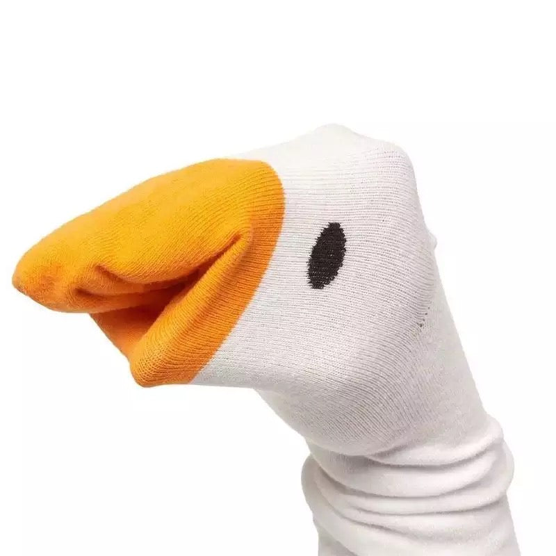 White duck socks