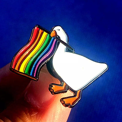 LGBT-Flaggen-Enten-Stifte