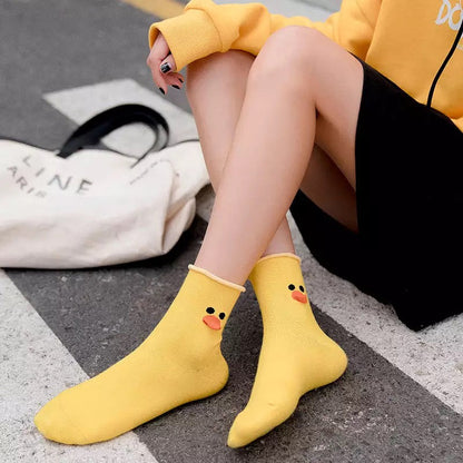 Chaussettes Canard Jaune