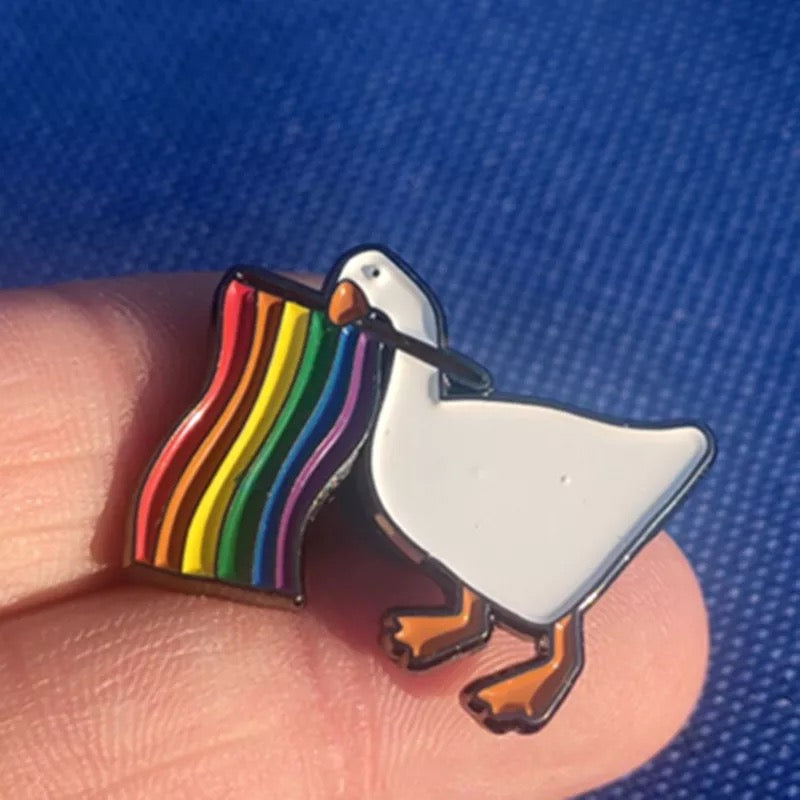 Pins Duck LGBT Flag