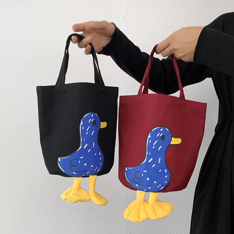 tote bag canard bleu