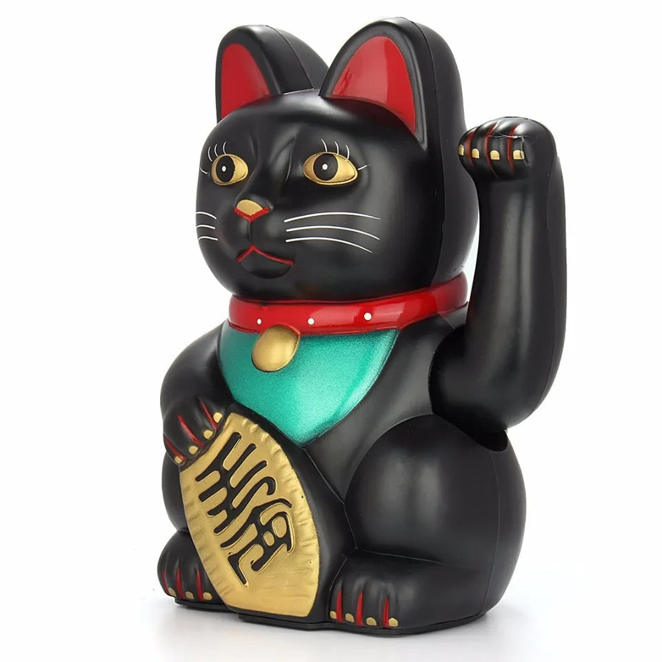 Chat Chanceux Noir Classique