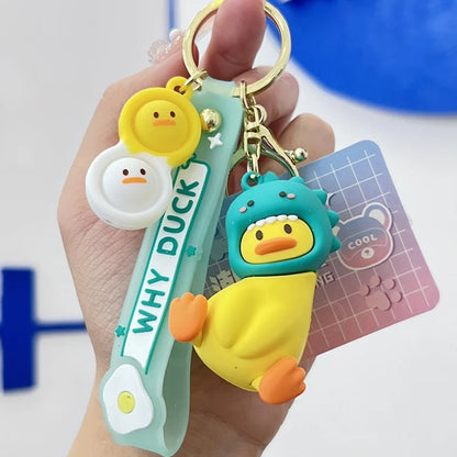 Intrigued Duck Key Ring - Animals