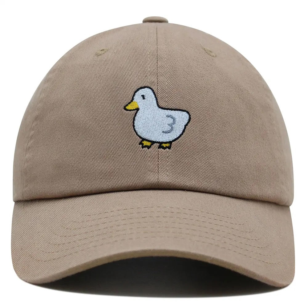 Embroidered duck cap