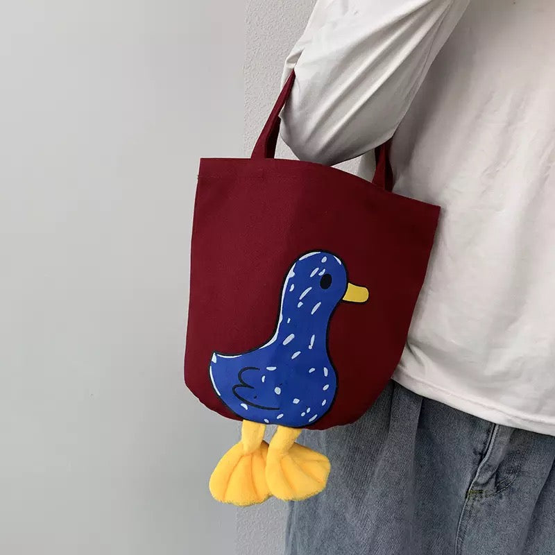 tote bag canard bleu