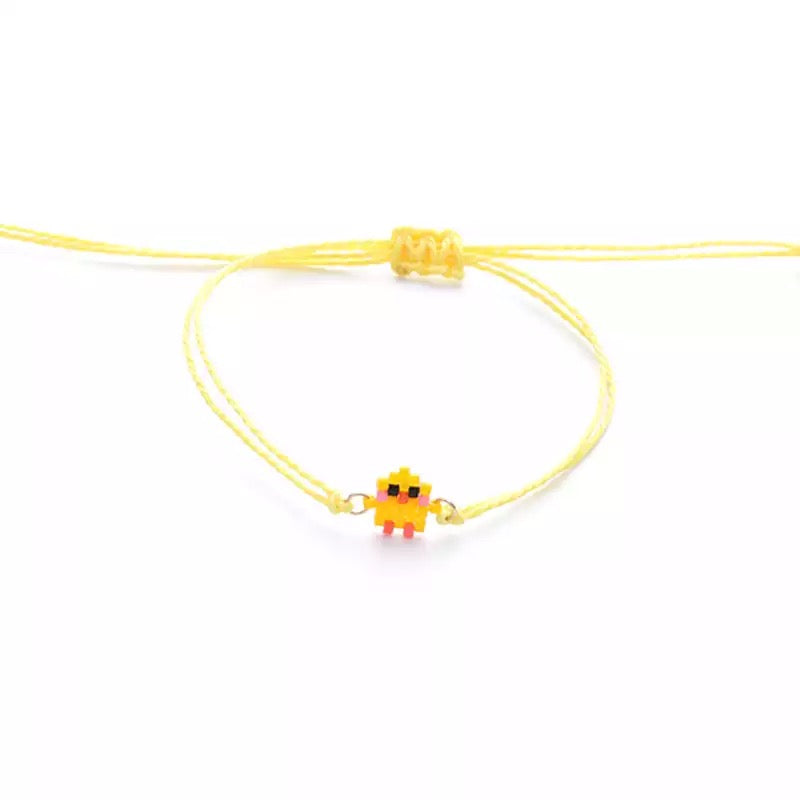 Bracelet Canard Jaune Pixel