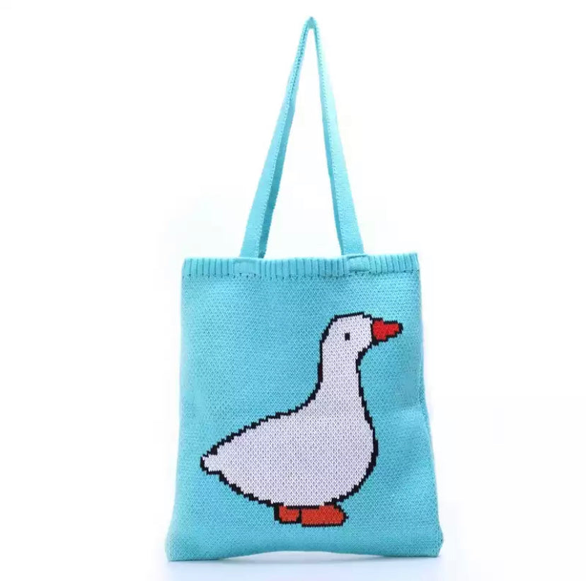 Blue Duck Tote Bag