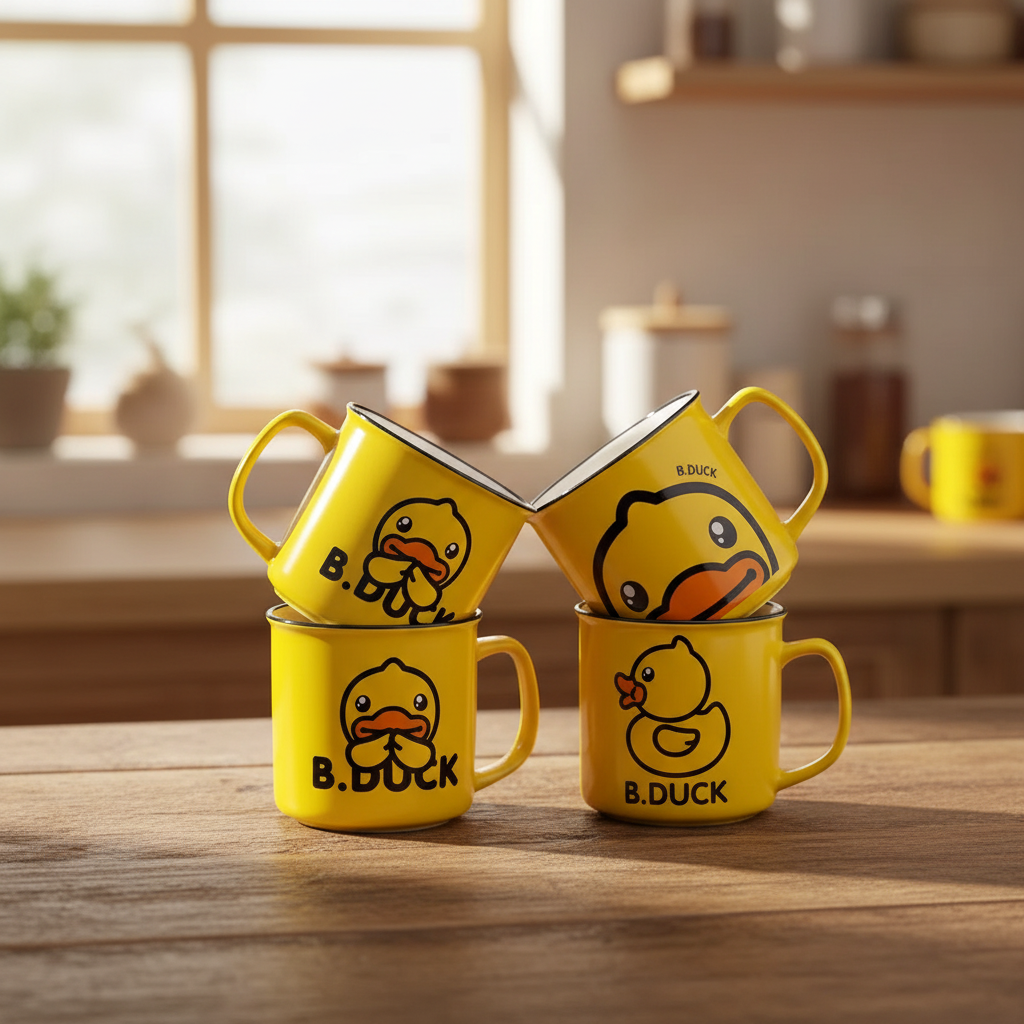 B.Duck Gelber Entenbecher