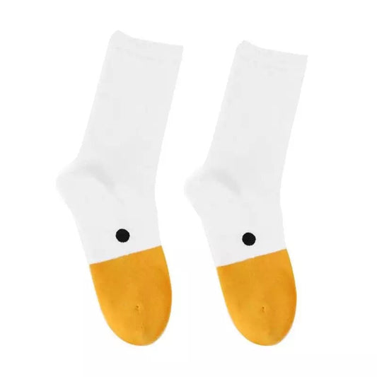 Weiße Entensocken