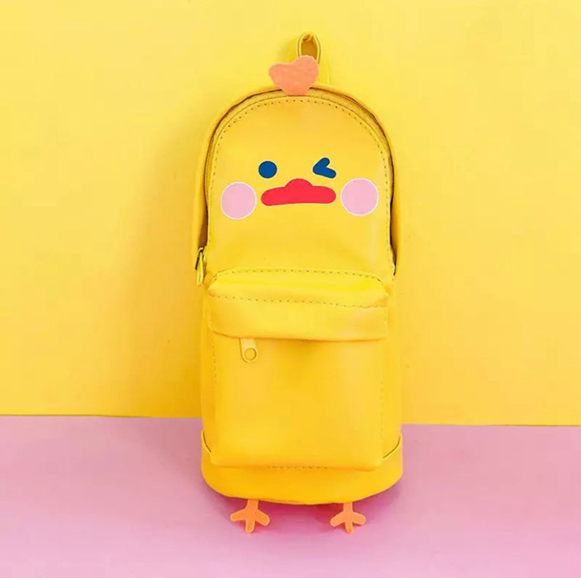 Enten-Mini-Rucksack-Federmäppchen