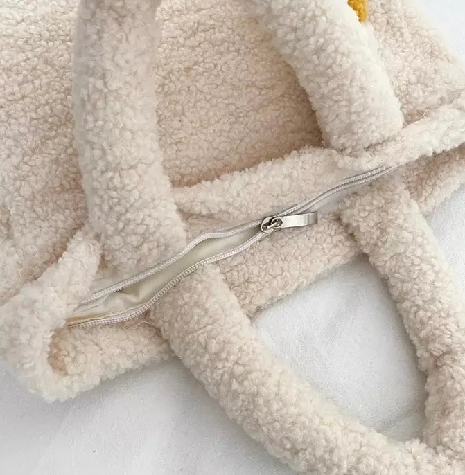 sac-a-main-canard-blanc