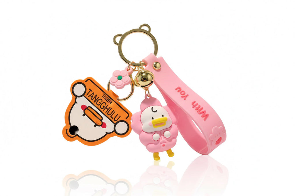 Porte-clés Canard Fleur de Cerisier