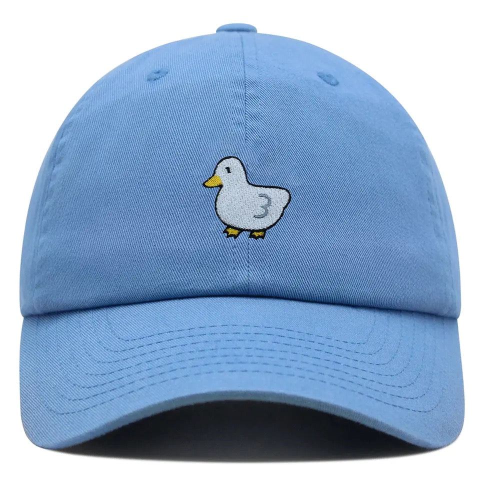 Embroidered duck cap