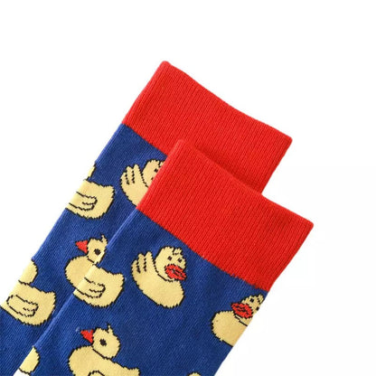 Yellow duck socks