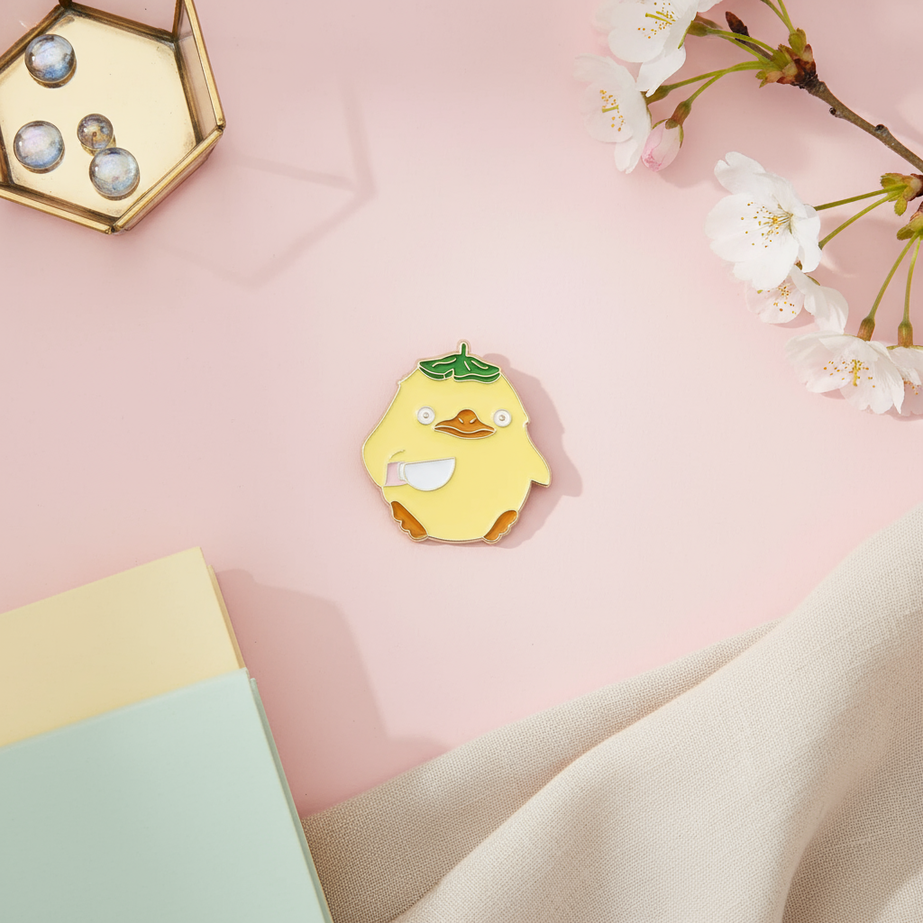 Pins Enten-Ginko-Messer