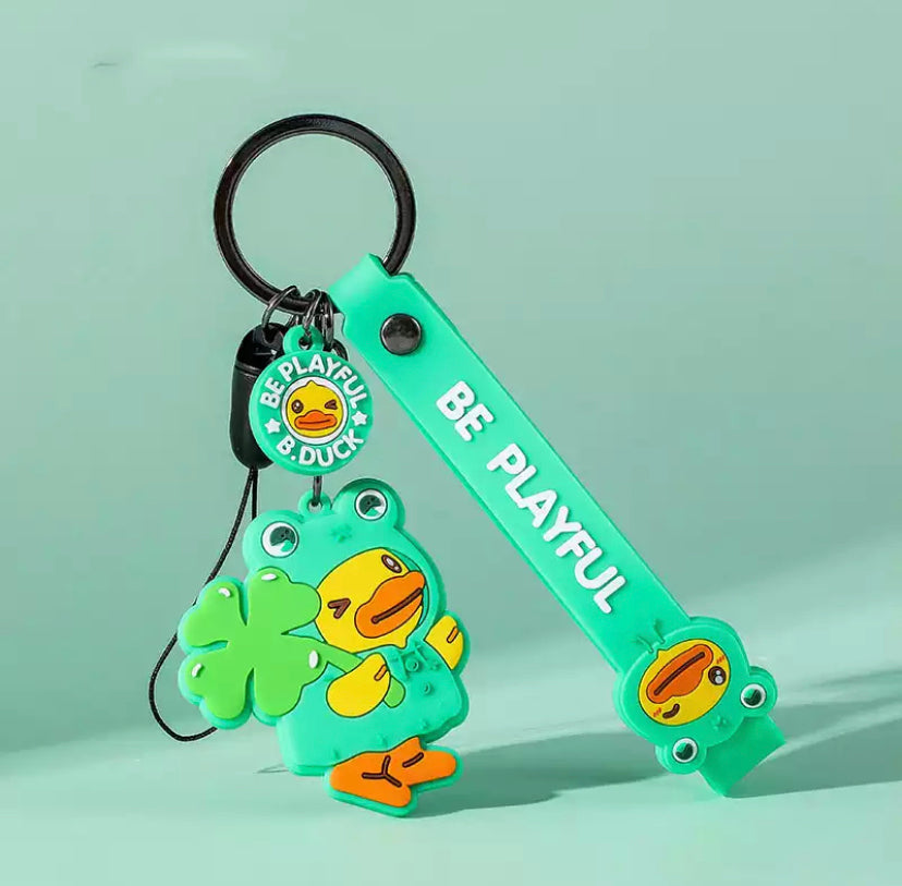 Porte-Clés Canard Grenouille