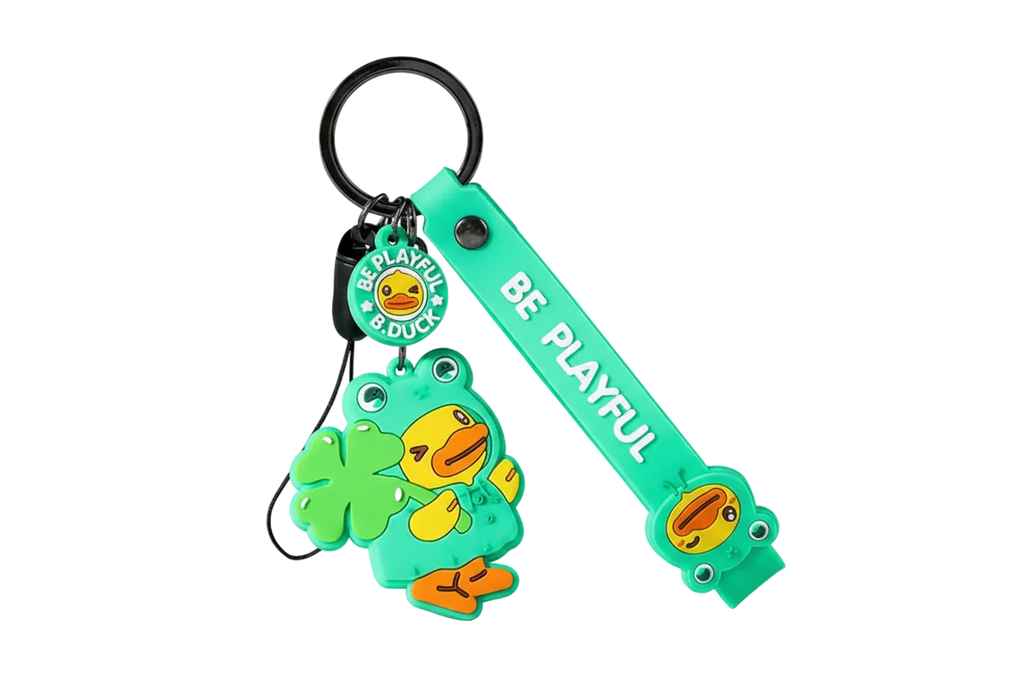 Porte-Clés Canard Grenouille