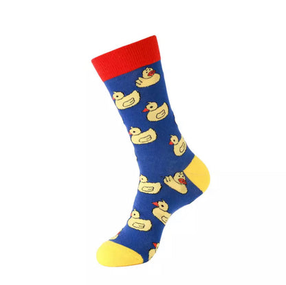 Yellow duck socks