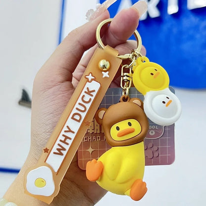 Intrigued Duck Key Ring - Animals