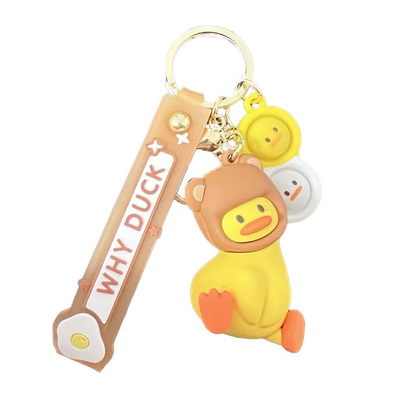 Intrigued Duck Key Ring - Animals