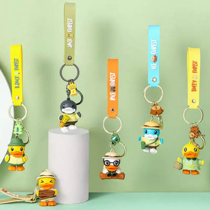 Camper yellow duck keychain