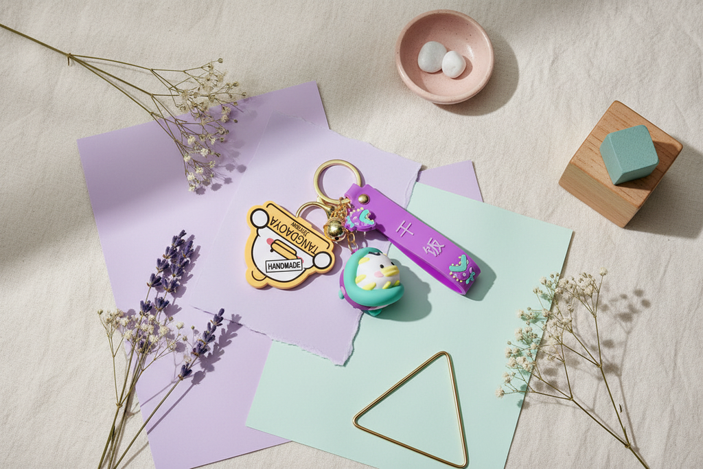 Fleischfressende Pflanze Ente Schlüsselanhänger