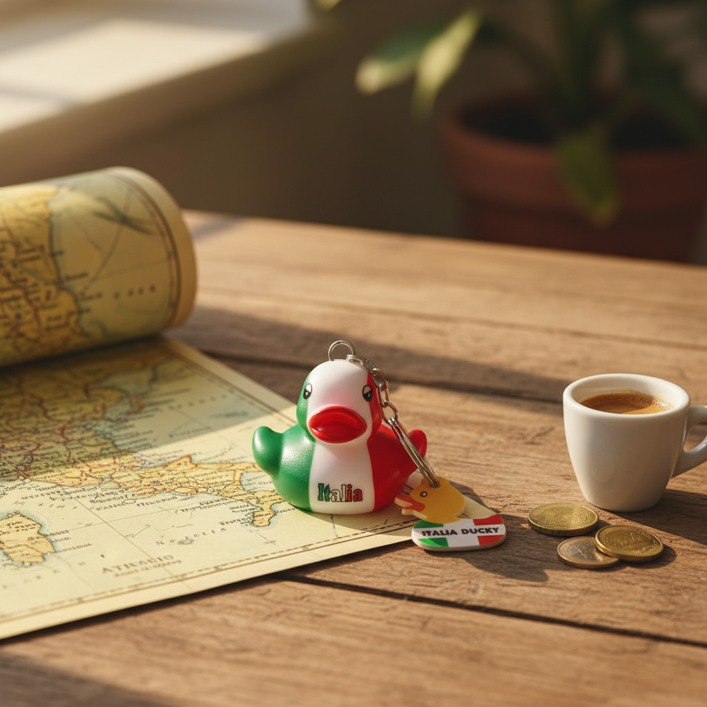 Enten-Schlüsselanhänger Italien