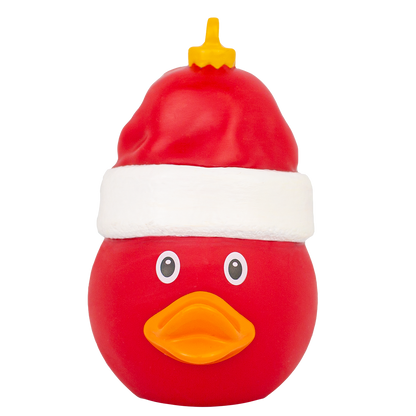 Weihnachtskugel-Ente mit Hut