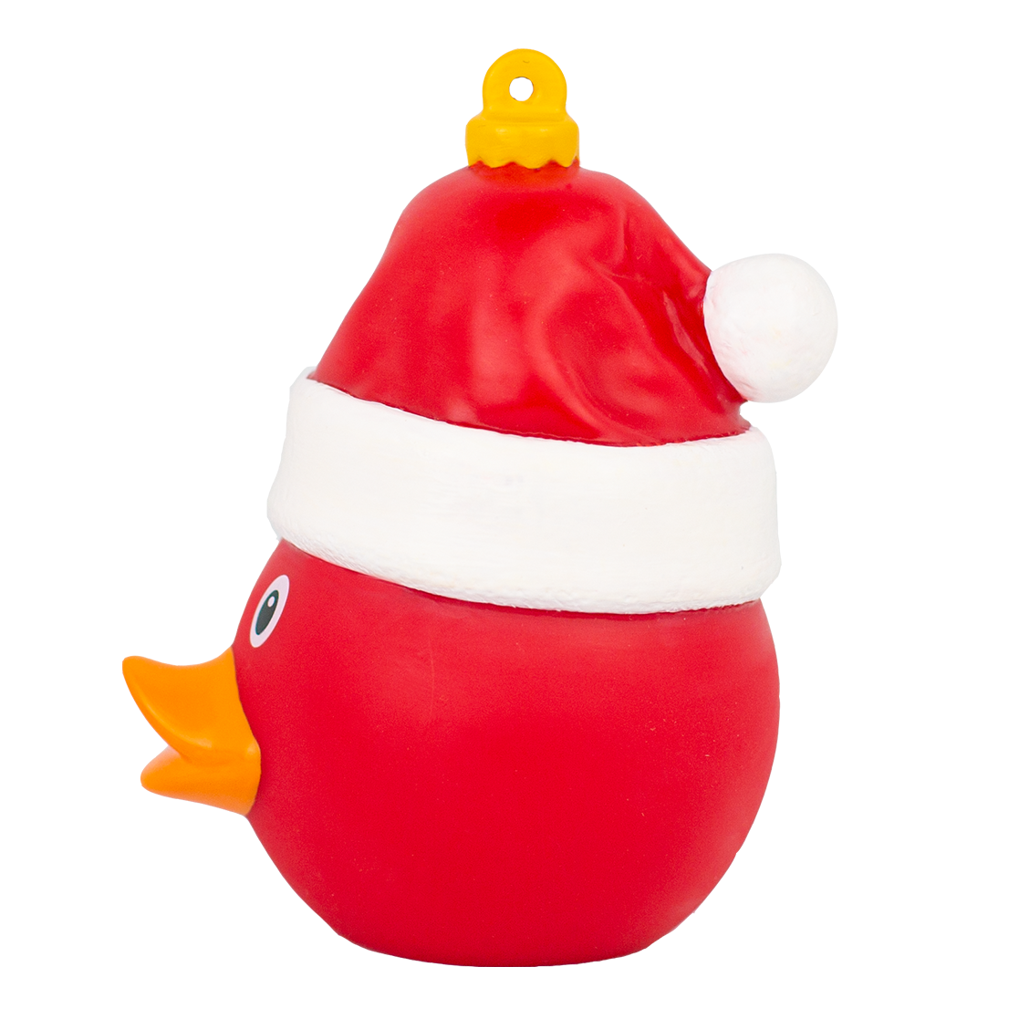 Weihnachtskugel-Ente mit Hut