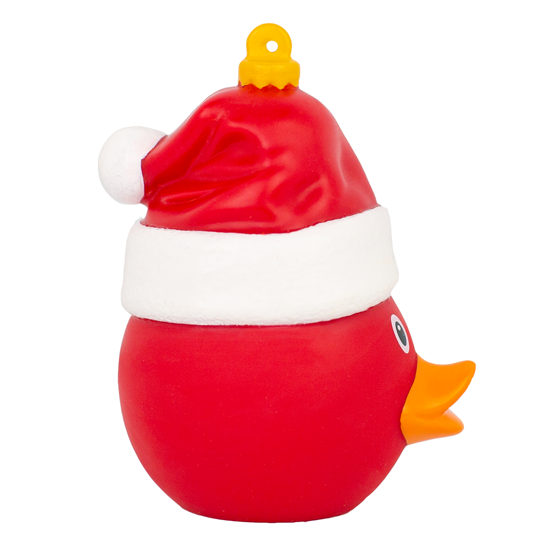 Weihnachtskugel-Ente mit Hut