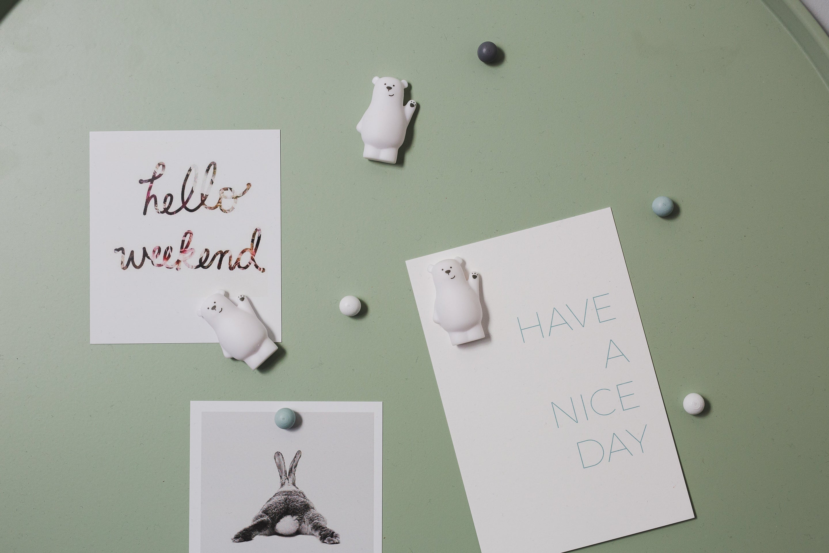 Set de 4 Magnets Ours Lou