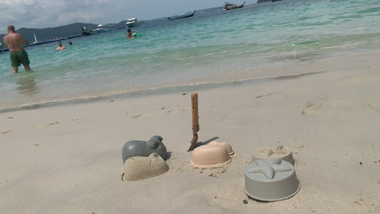 Set of duck sand molds