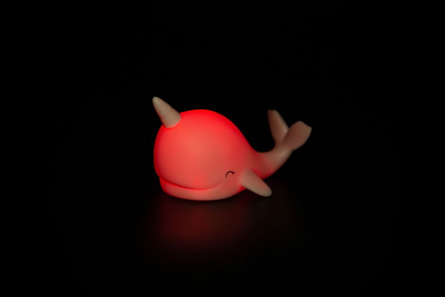 Mini Veilleuse Narval Rose
