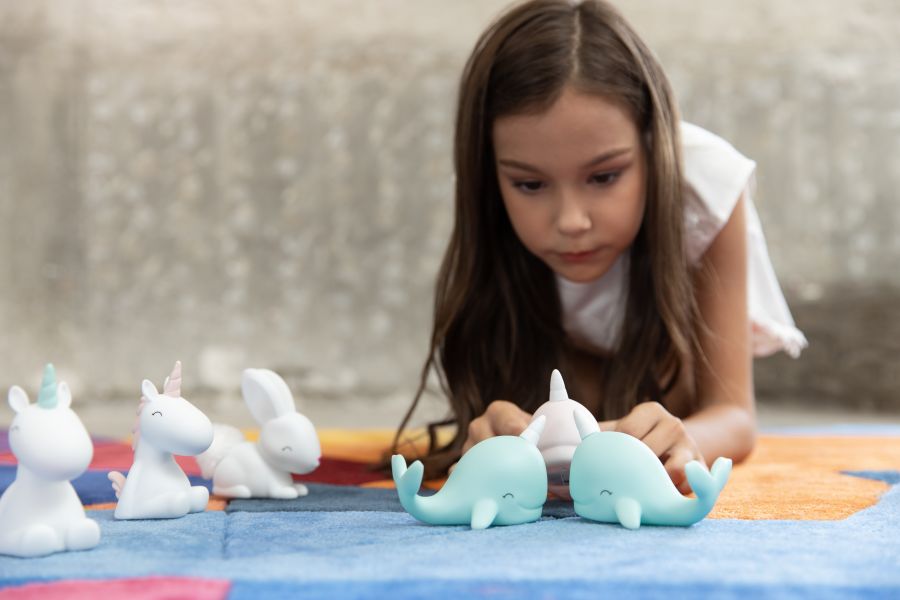 Mini Veilleuse Dinosaure Blanc