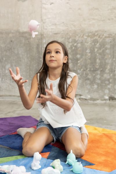 Mini Veilleuse Narval Bleu