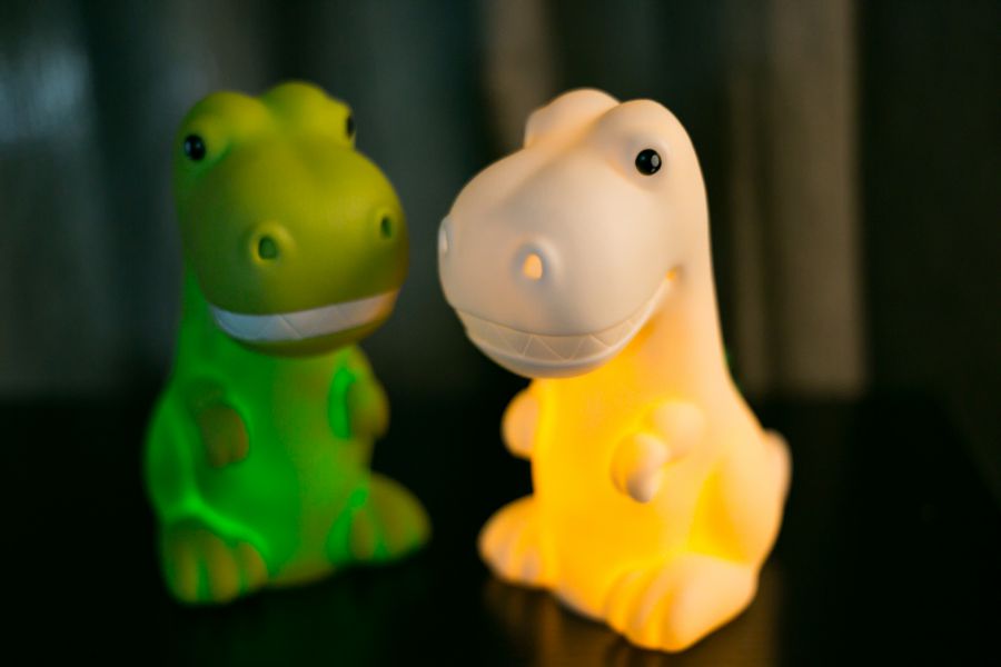 Veilleuse Dinosaure Vert