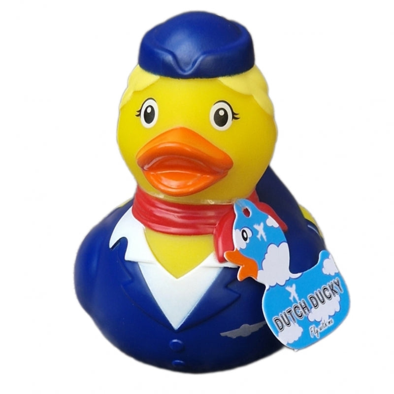 Ente, Flugbegleiterin, Blondine