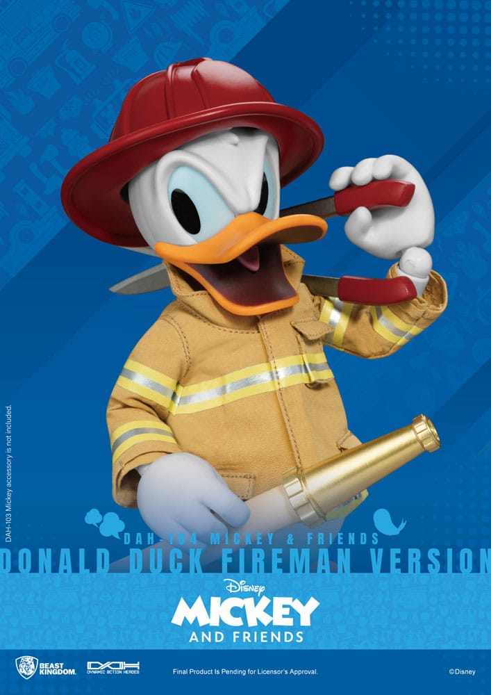 Donald Duck Feuerwehrmann Version