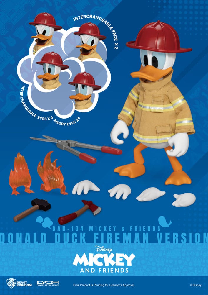 Donald Duck Feuerwehrmann Version