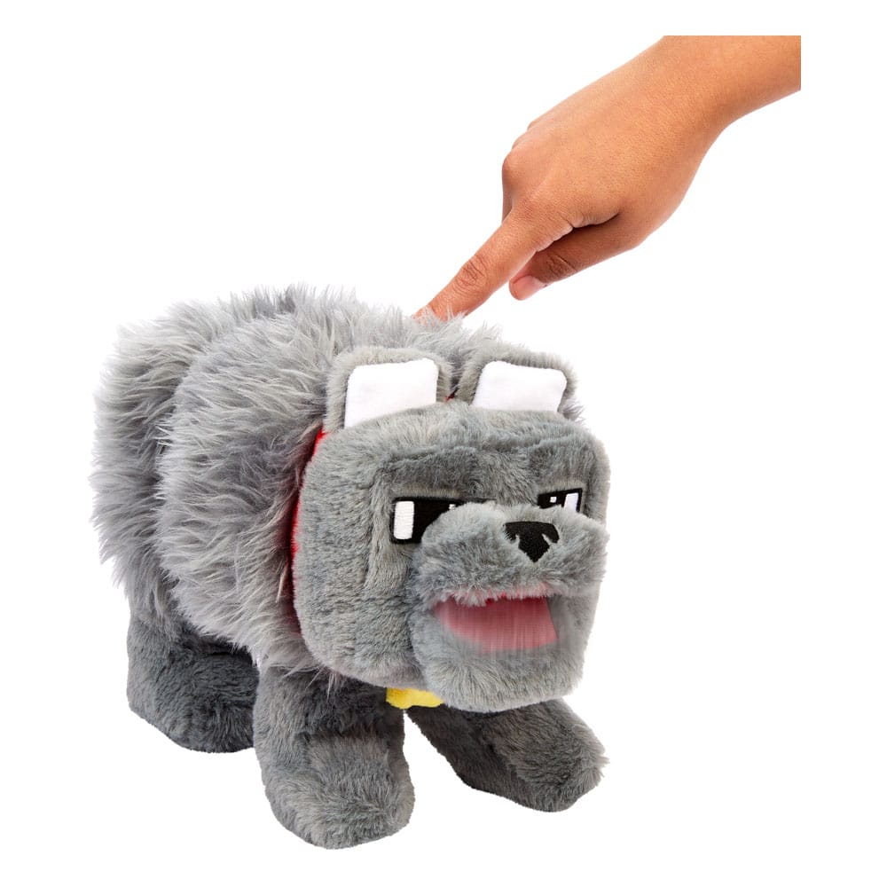 Peluche sonore Minecraft: le film - Dennis le loup