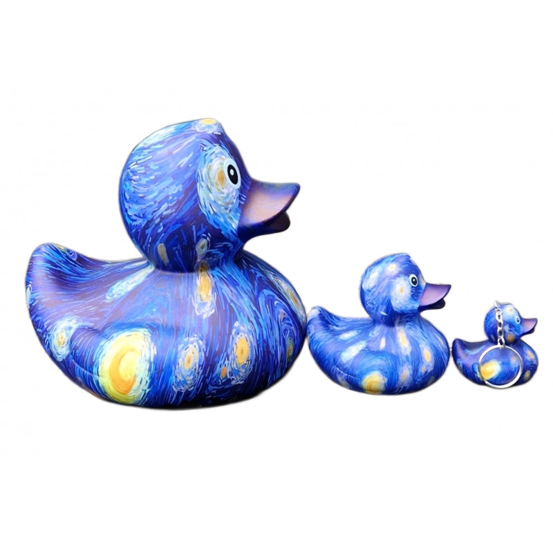 Sternennacht-Enten-Schlüsselanhänger von Vincent van Gogh