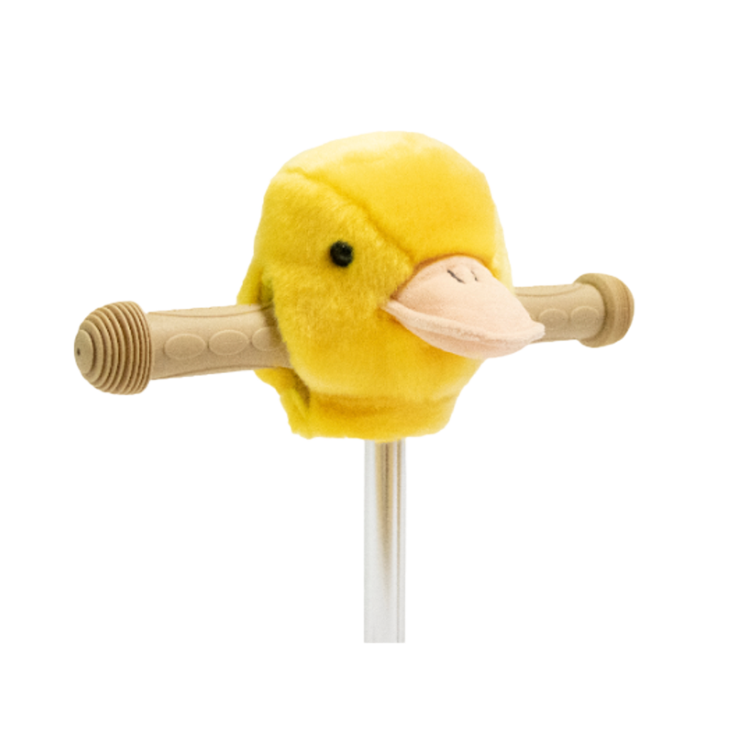 Yellow Duck Head Accessory for Children's Bicycle/Scooter