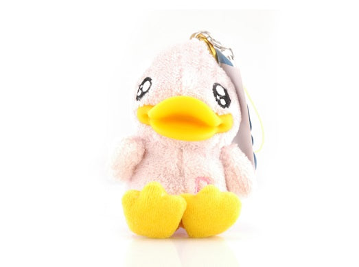 Porte-Clés Canard Peluche Rose