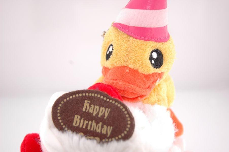 Boite Canard Joyeux Anniversaire B.Duck - Canard de Bain